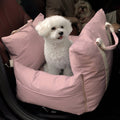 Small Dog Car Seat - Waterproof Booster Bed for Small Breeds