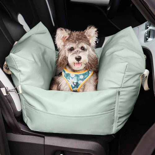 Small Dog Car Seat - Waterproof Booster Bed for Small Breeds