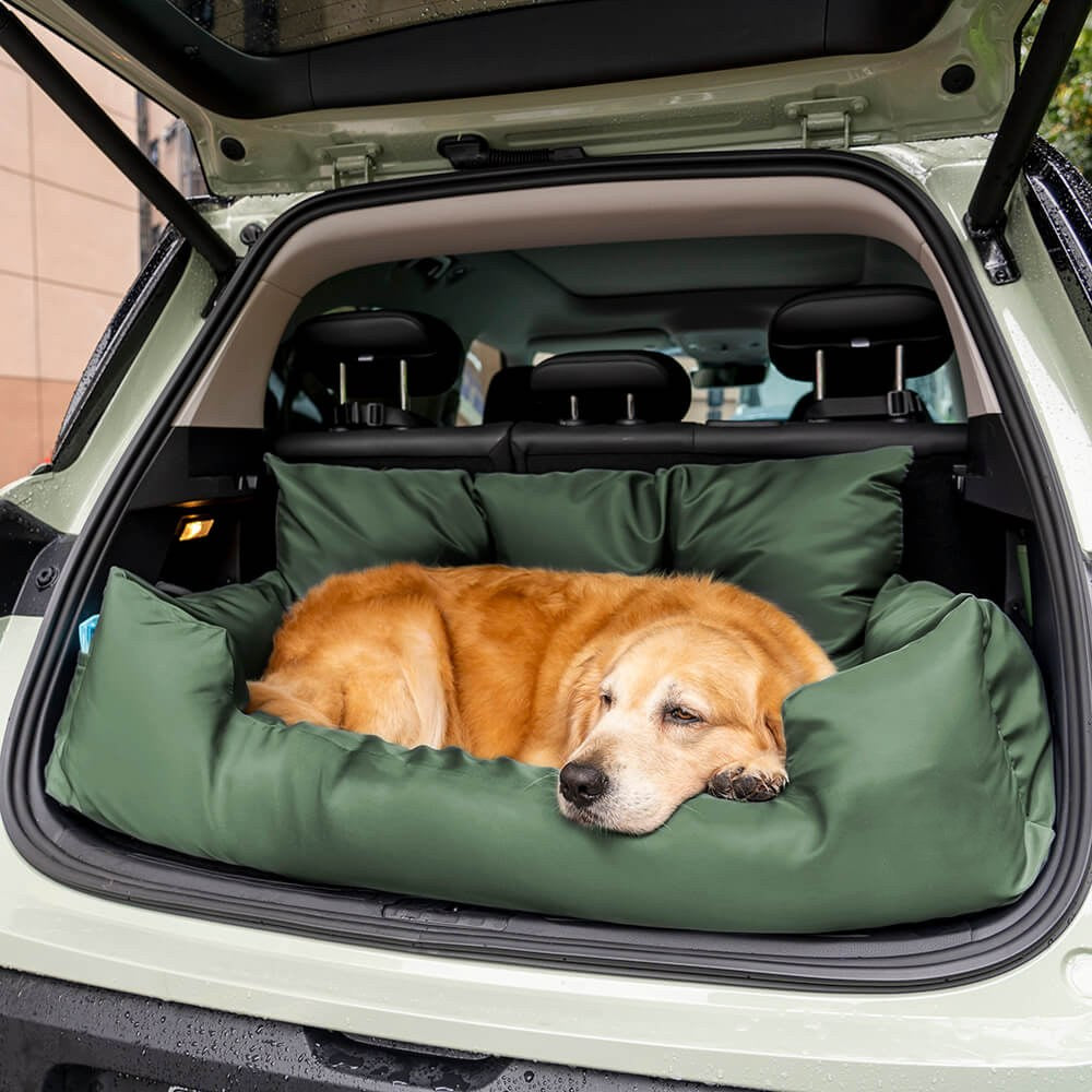 Large Dog Car Seat - Waterproof Travel Bed for Big Dogs