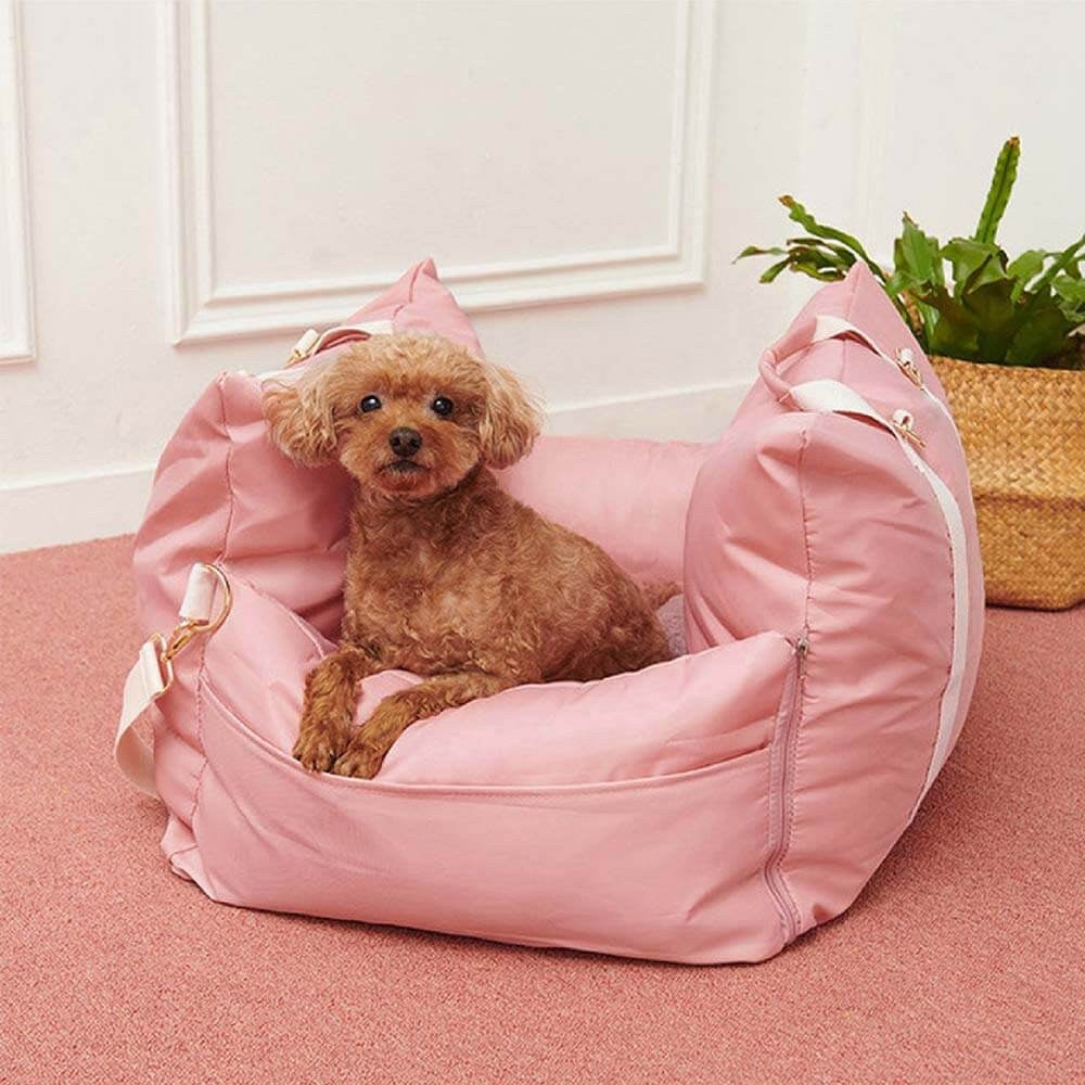 Small Dog Car Seat - Waterproof Booster Bed for Small Breeds